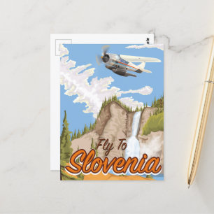 Cartão Postal Voe para a Eslovênia