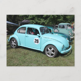 Cartão Postal Voiture bleue