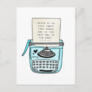 Cartão Postal vol25 escreva no seu coração