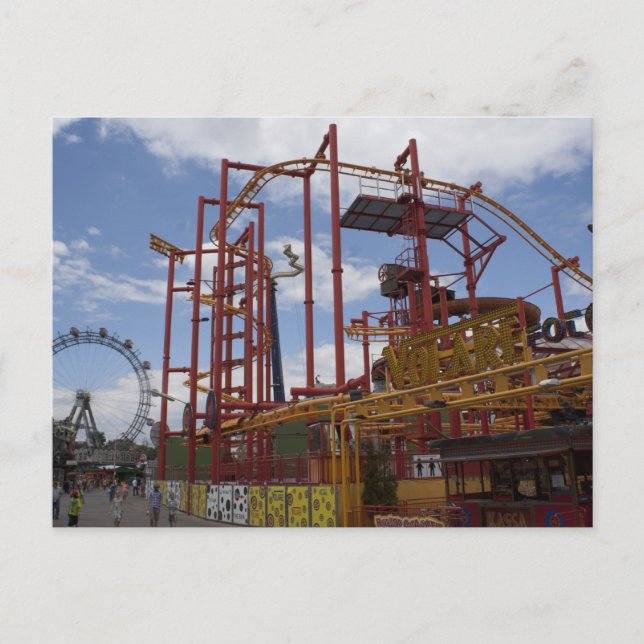 Cartão Postal Volare Im Prater Wien (Frente)