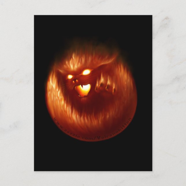 Cartão postal Volcanokitten (Frente)