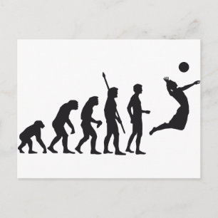 Cartão Postal voleibol evolutivo