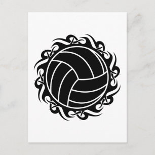 Cartão Postal voleibol tribal