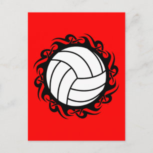 Cartão Postal voleibol tribal
