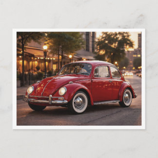 Cartão Postal Volkswagen Beetle