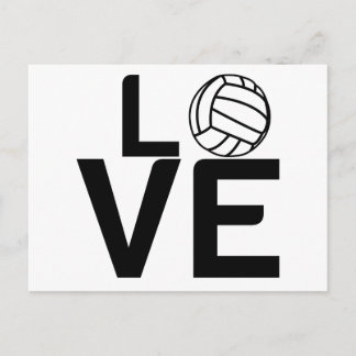 CARTÃO POSTAL VOLLEYBALL LOVE