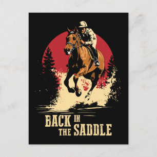 Cartão Postal Volta Para A Carreira - Corrida De Cavalo