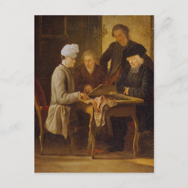 Cartão Postal Voltaire em Chess (Frente)