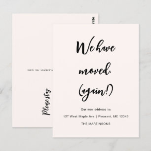 Cartão Postal Voltamos a nos movimentar de forma engraçada