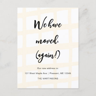 Cartão Postal Voltamos a nos movimentar de forma engraçada