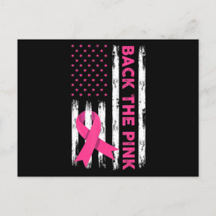 Cartão Postal Voltar À Camisa De Sensibilização Do Cancer De Mam