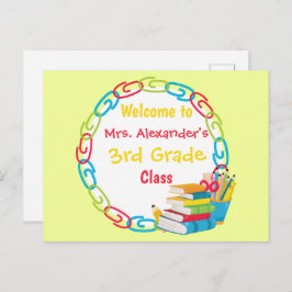 Cartão Postal Voltar ao Brilho da Escola