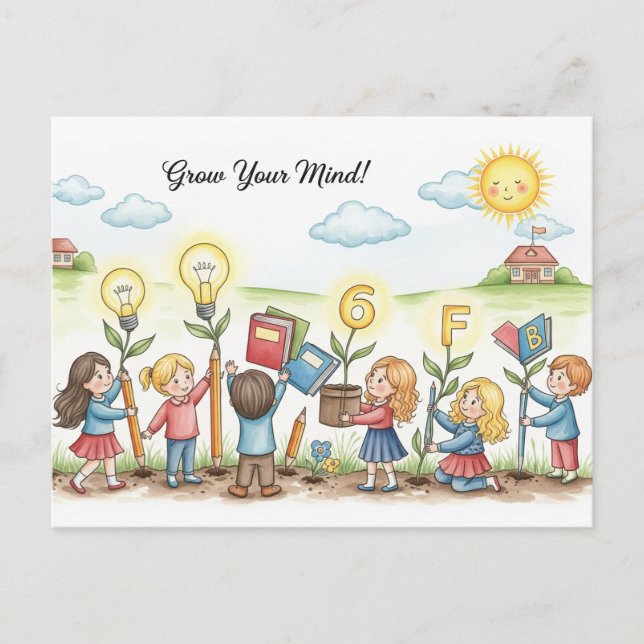 Cartão Postal Voltar ao Cartão-postal da escola (Frente)