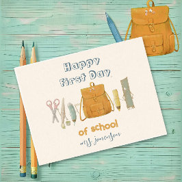 Cartão Postal Voltar para Amigos da Escola