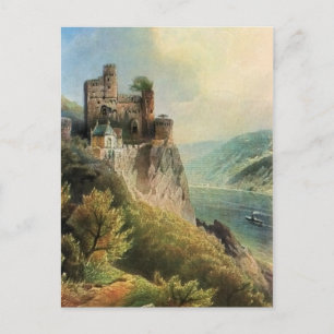 Cartão Postal Von Astudy, Burg Rheinstein