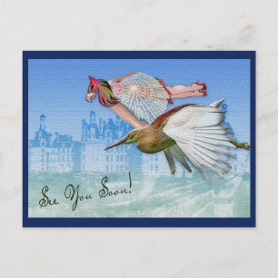 Cartão Postal Voo Bizarre - Retornando das Férias