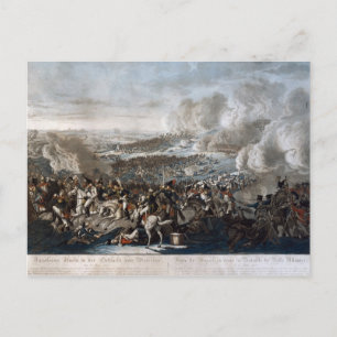 Cartão Postal Voo de Napoleão da Batalha de Waterloo