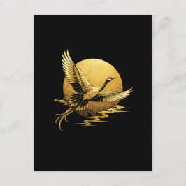 Cartão Postal Voo Dourado