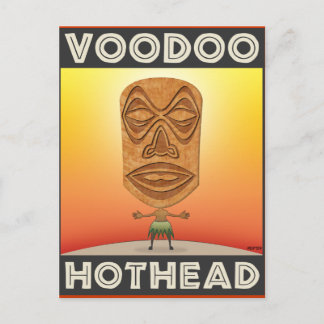Cartão Postal VooDoo Tiki Head