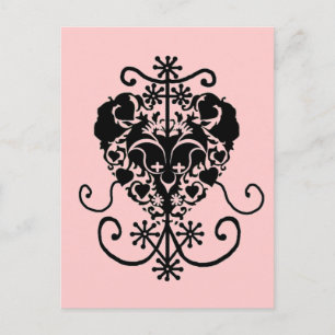 Cartão Postal Voodoo Vévé para Erzulie Freda