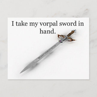 Cartão Postal Vorpal