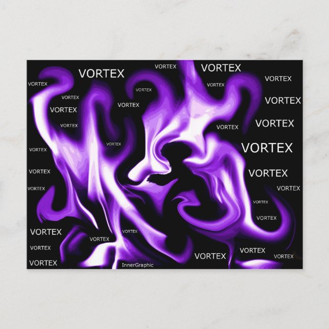 Cartão Postal "VORTEX" Abraham-Hicks (Frente)