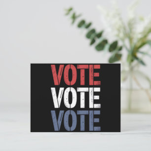 Cartão Postal Votação Política de Eleições Registro de Eleitores