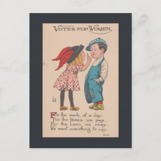 Cartão Postal Votações para as mulheres
