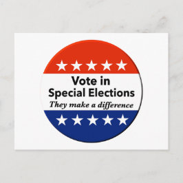 Cartão Postal Votar Eleições Especiais