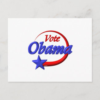 Cartão Postal Vote em Obama em 2012. Criar o futuro