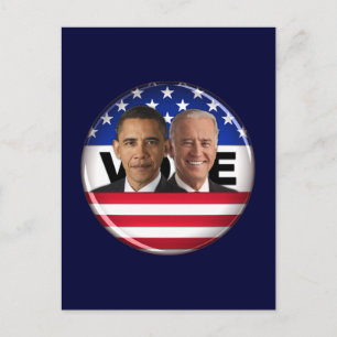 Cartão Postal Vote Obama & Biden