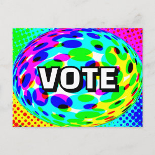 Cartão Postal VOTE (Você Pode Mudar A Palavra)