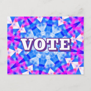 Cartão Postal VOTE (Você Pode Mudar as Palavras)