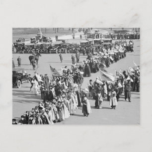 Cartão Postal Voting Rights March 1916