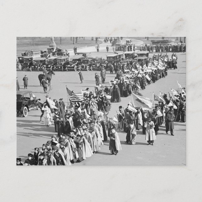 Cartão Postal Voting Rights March 1916 (Frente)