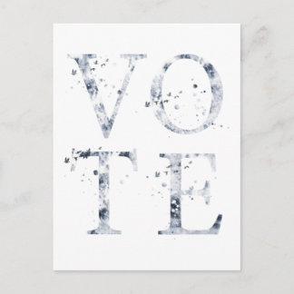 Cartão Postal Voto Azul Rústico