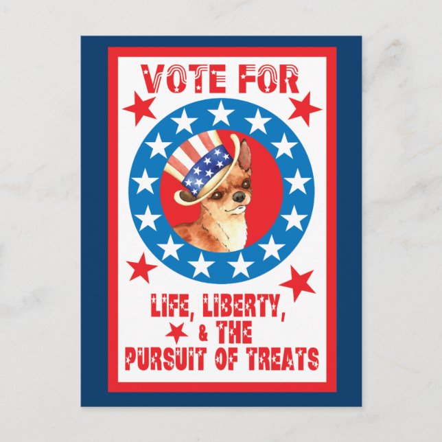 Cartão Postal Voto para Chihuahua (Frente)