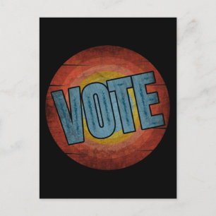 CARTÃO POSTAL VOTO VINTAGE