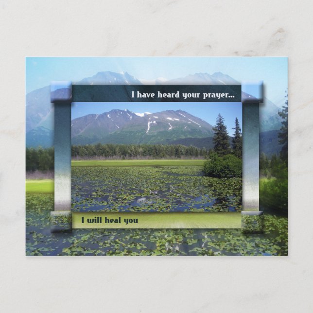 Cartão Postal Vou Curá-Lo. (Frente)