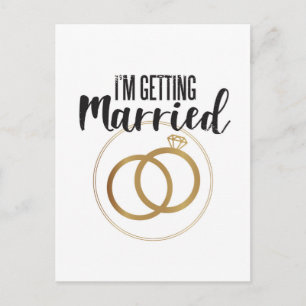 Cartão Postal Vou me casar