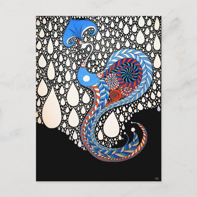 Cartão Postal Vou Pegar Todas As Suas Lágrimas. (Frente)