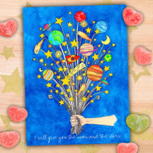 Vou te dar a lua e as estrelas.