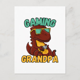 Cartão Postal Vovô Gamer