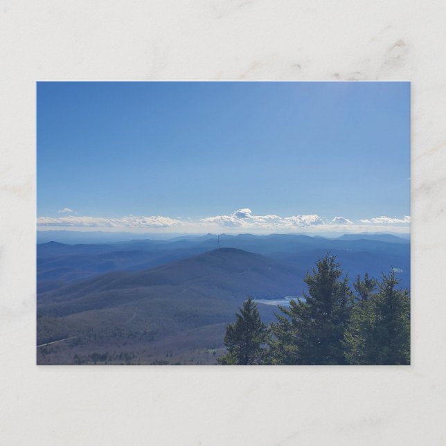 Cartão Postal Vovô Mountain Lake, Carolina do Norte (Frente)