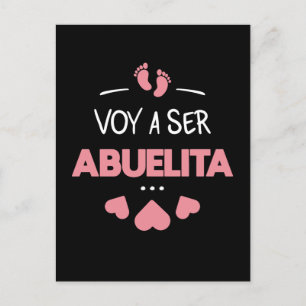 Cartão Postal Voy a ser abuelita