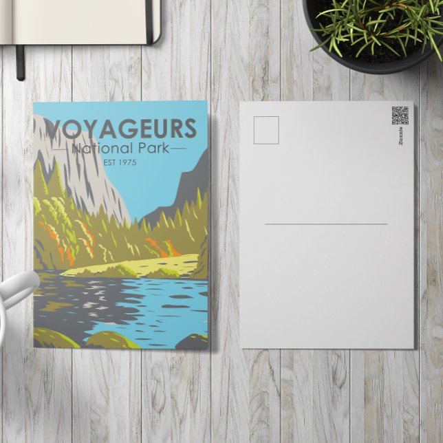 Cartão Postal Voyageurs National Park Minnesota Vintage (Criador carregado)
