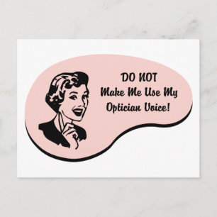 Cartão Postal Voz Opticista