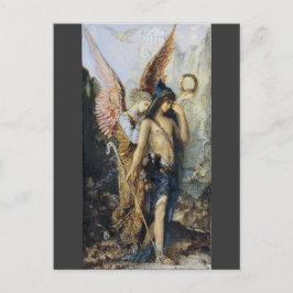 Cartão Postal Vozes, Watercolor de Gustave Moreau