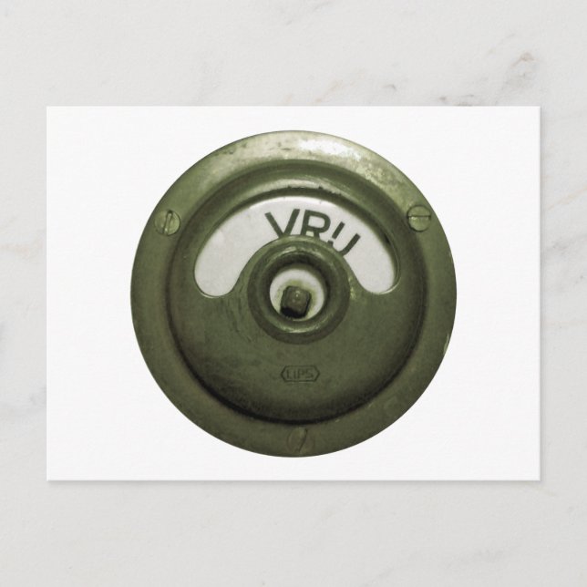 Cartão Postal Vrij, vago (Frente)