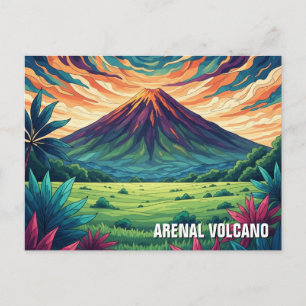 Cartão Postal Vulcão Arenal Costa Rica Viagens